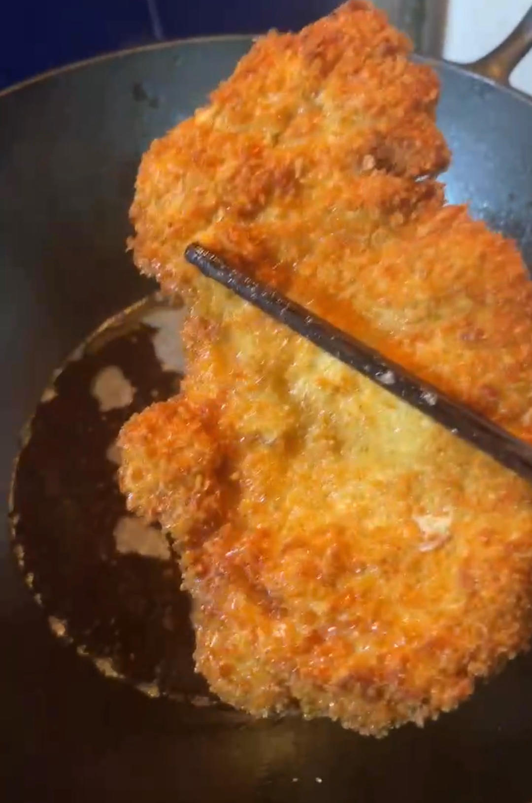 上海名堂炸猪排！脆薄炸街好吃！不掉粉不掉糠！