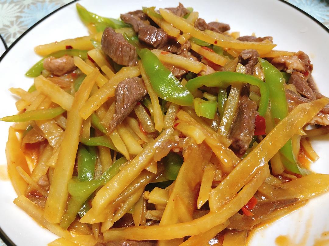 土豆丝炒肉肉