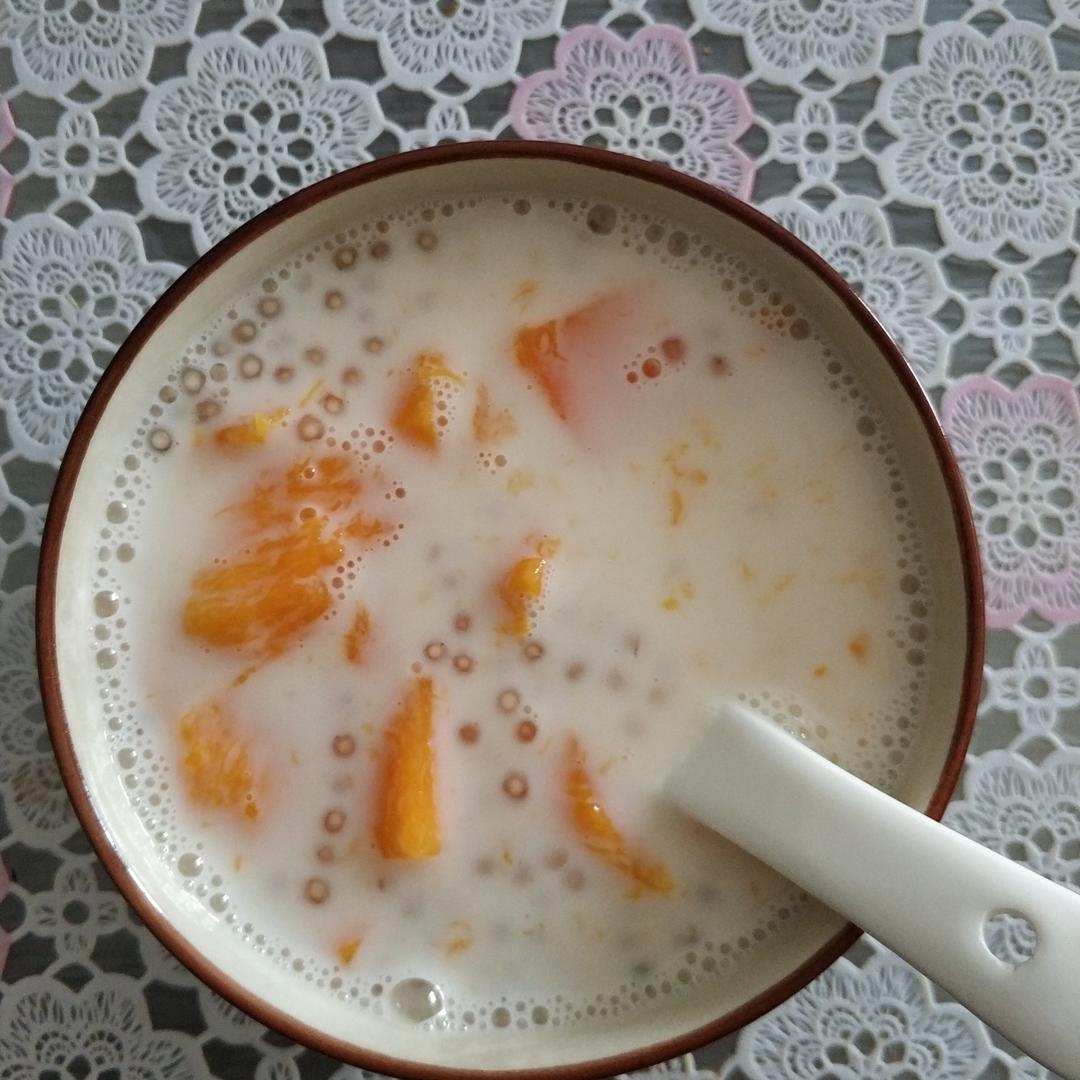 芒果椰汁西米露 | 夏日清凉解暑 无需烤箱