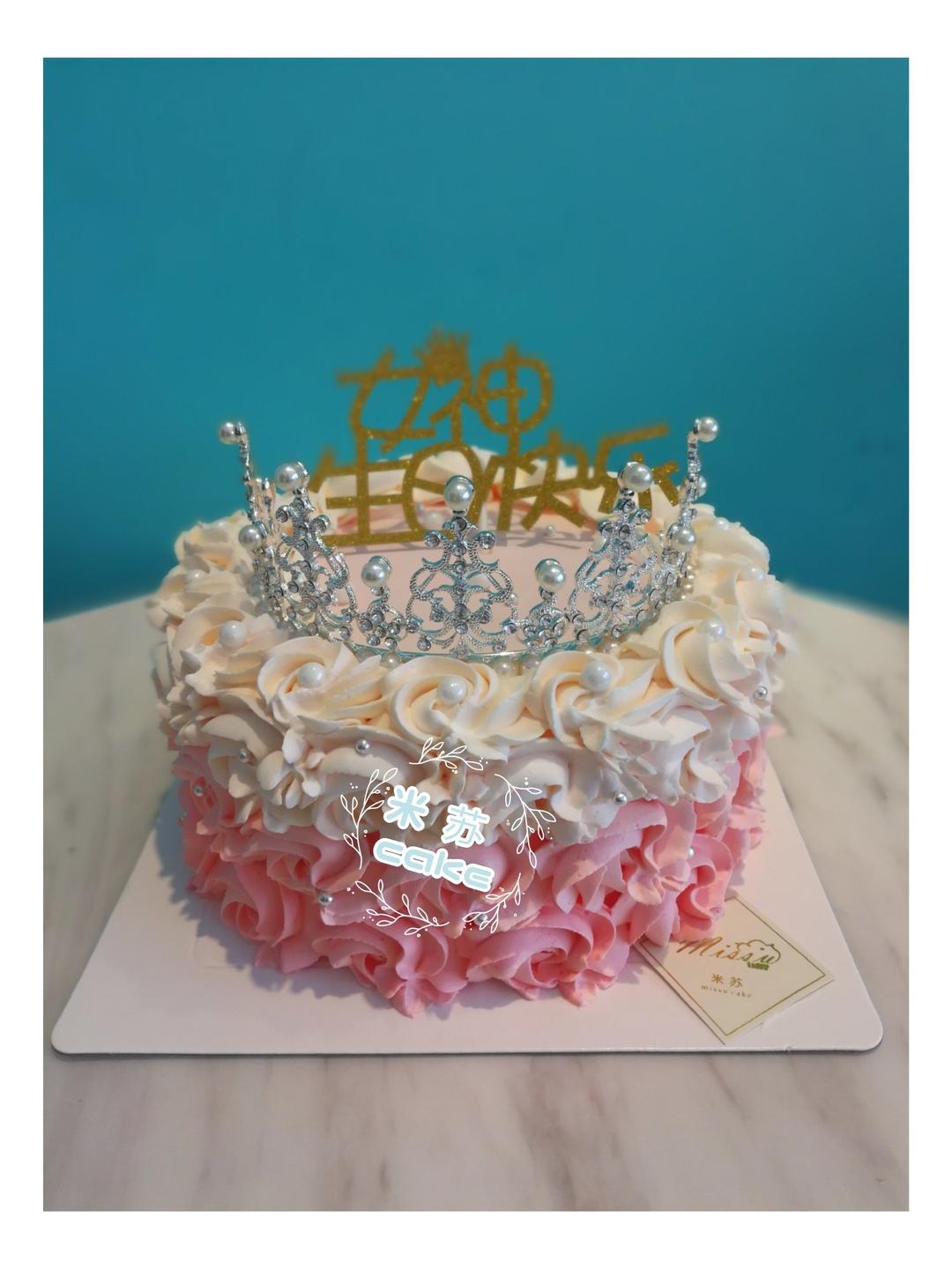 MyQueen主题皇冠蛋糕