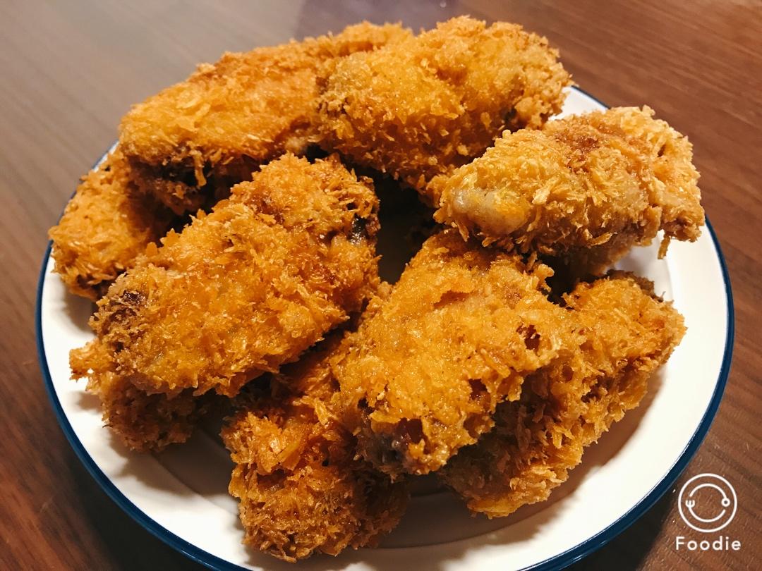 好吃到舔手指的蒜香炸鸡翅