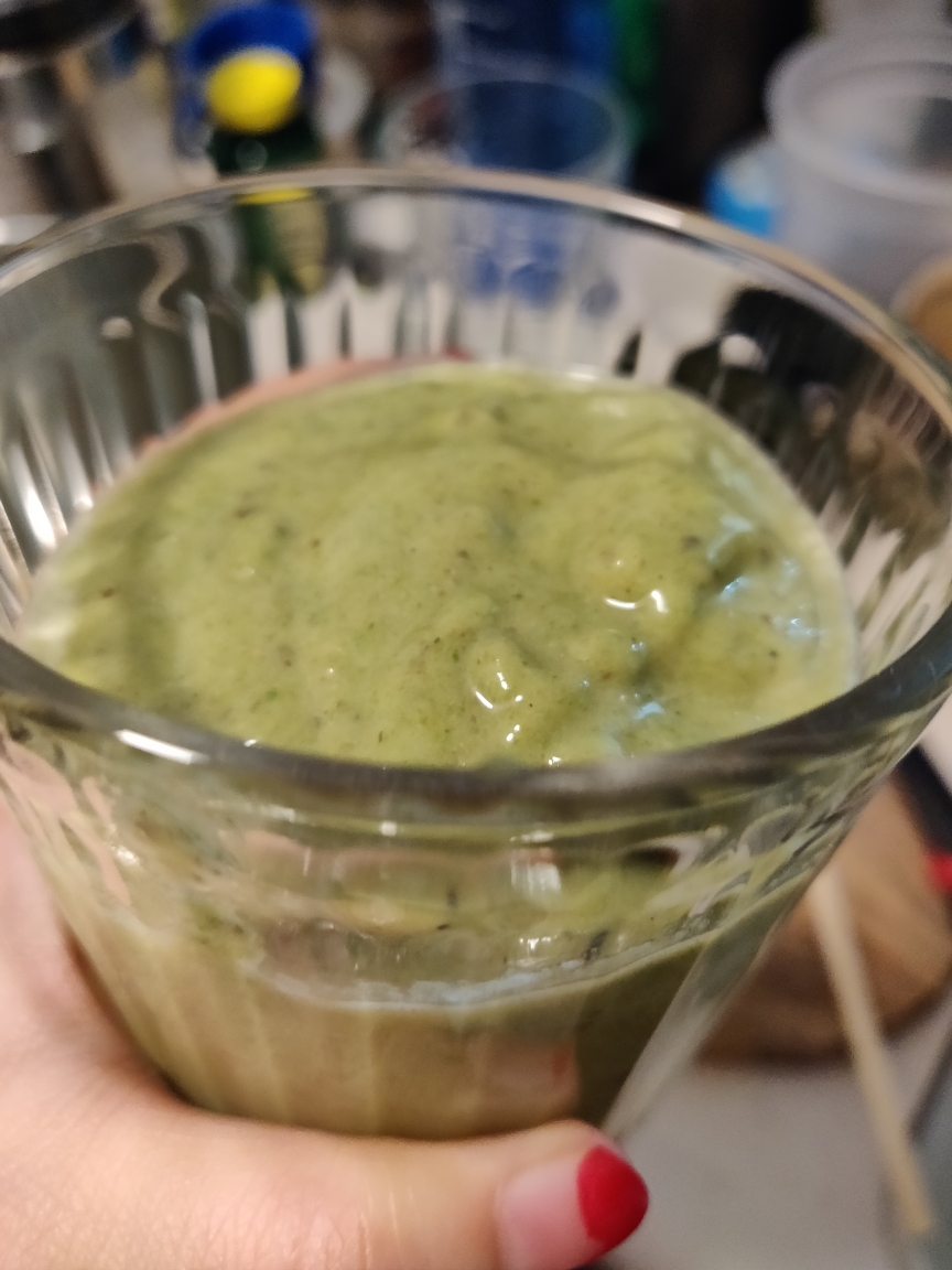 减脂绿拿铁代餐smoothie的做法 步骤3