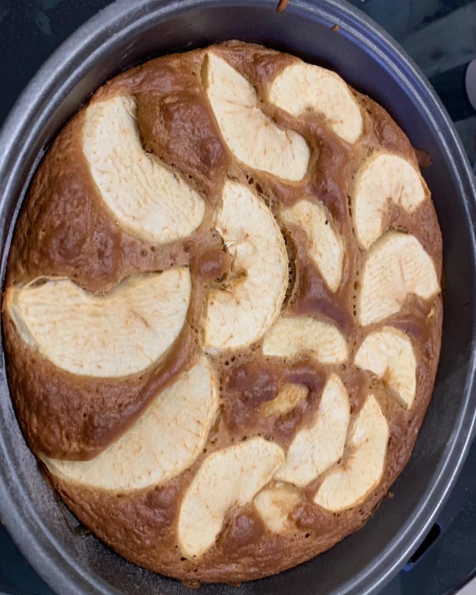 无油红糖苹果蛋糕丨健康·烘焙