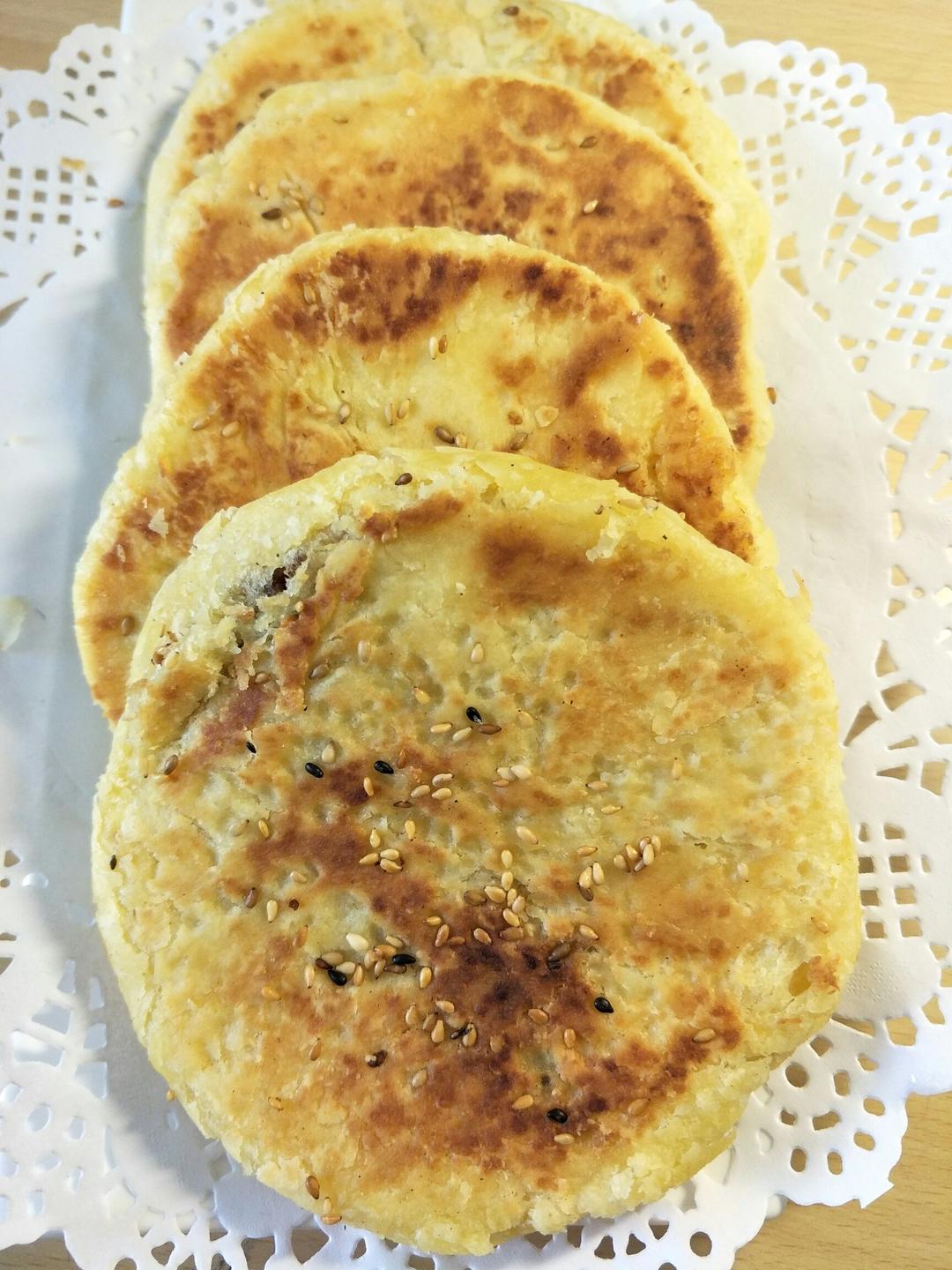 发面油酥小糖饼