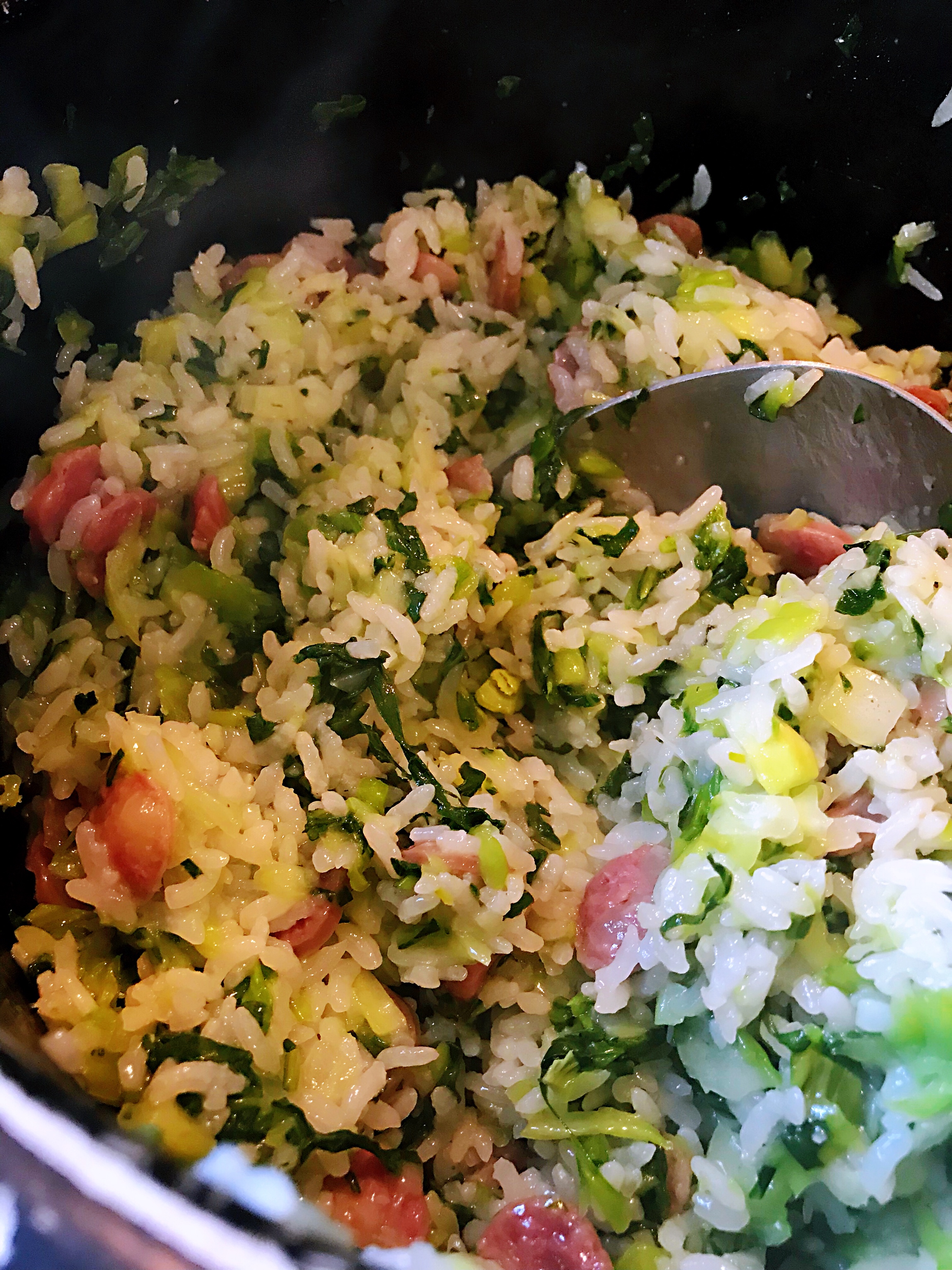 碧绿生青๑❛ᴗ❛๑快手菜饭的做法