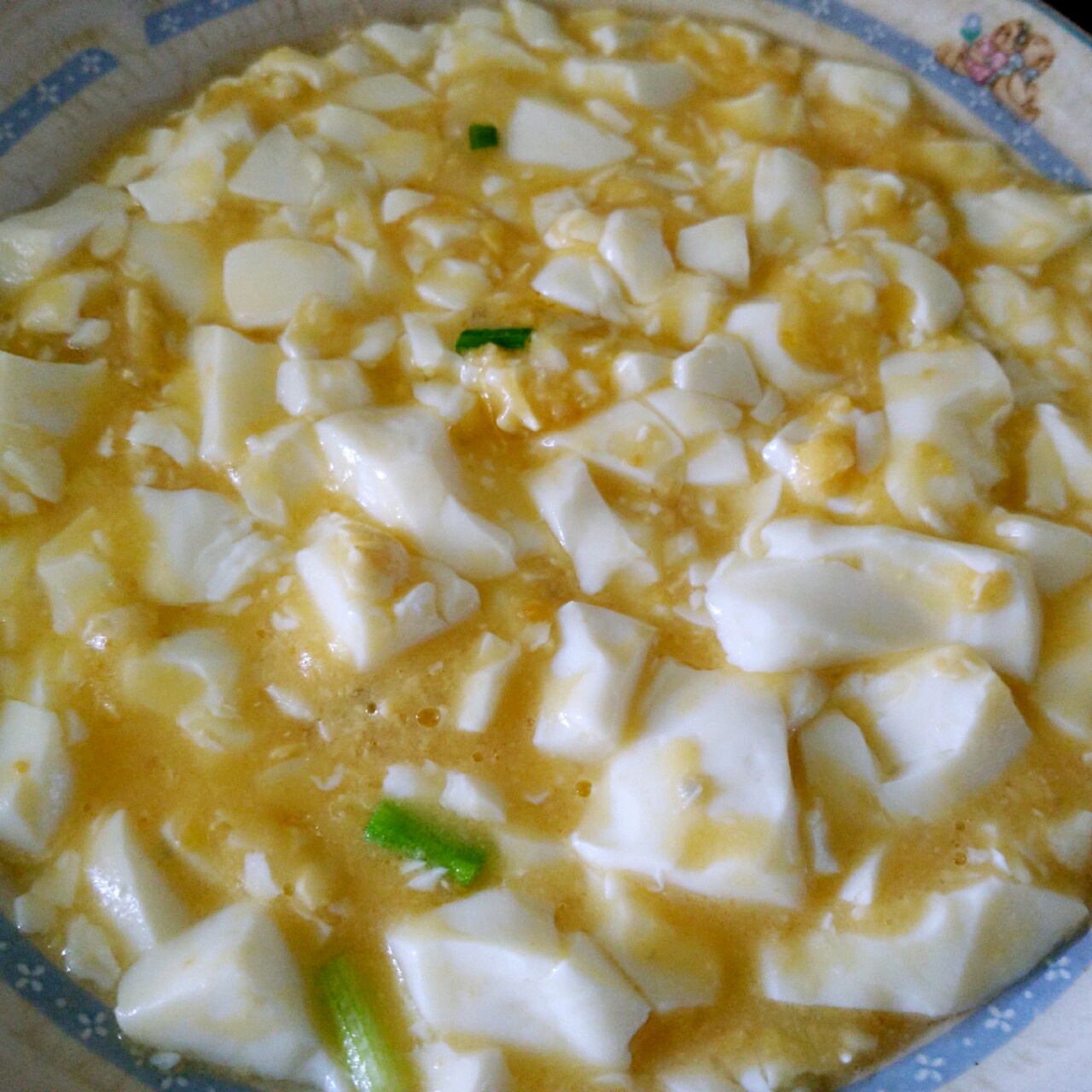 老丁的私房菜-蟹黄豆腐