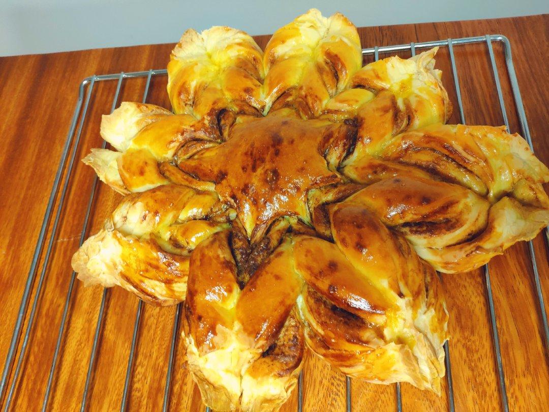 ins风圣诞节雪花豆沙面包---错过了夏天的风秋天的雨 不能再错过冬天的雪花