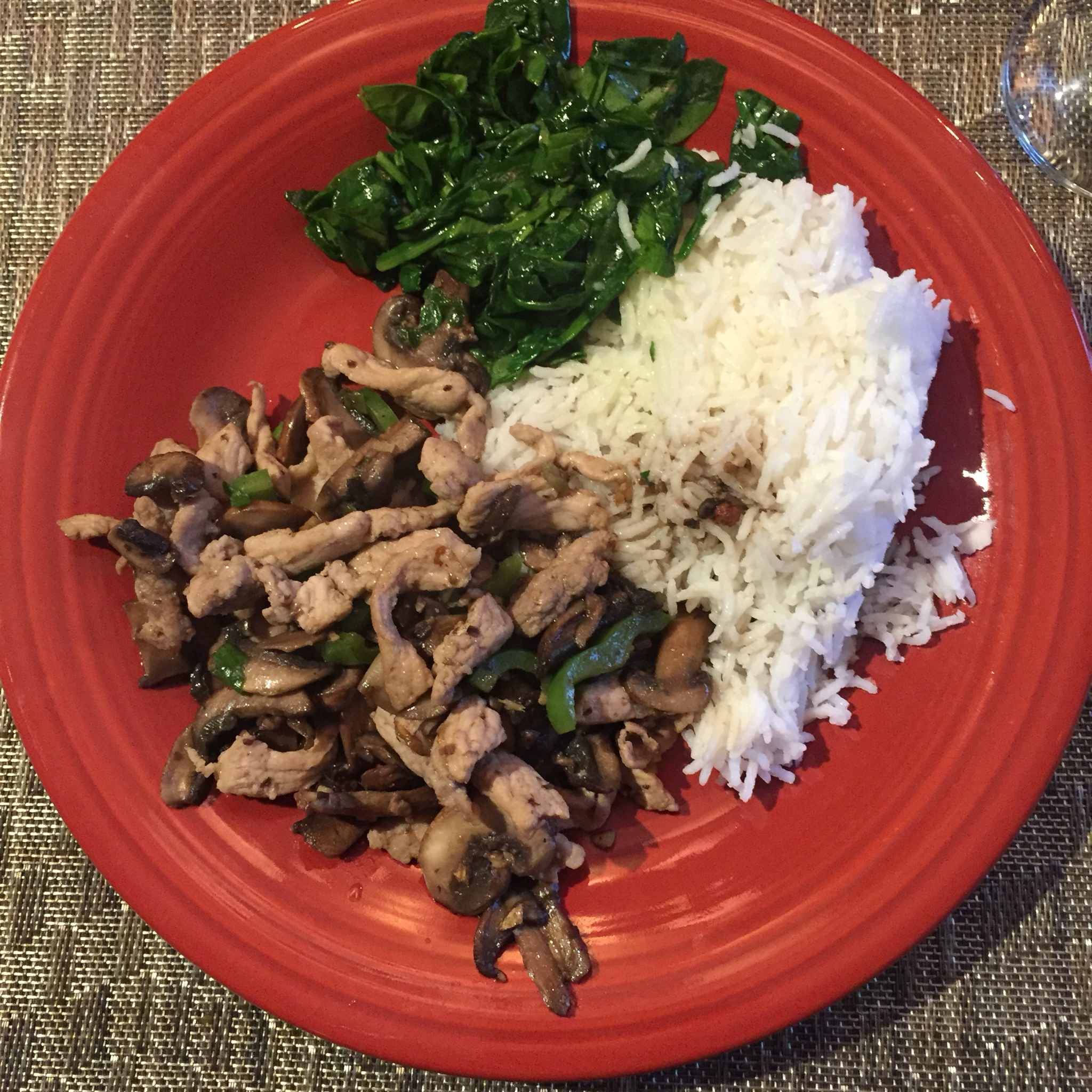 蘑菇炒肉丝