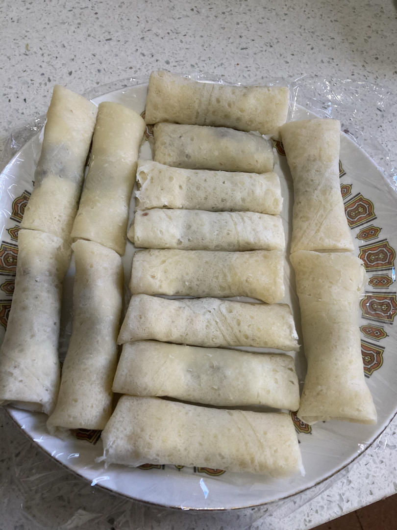 无稼之宝做的零难度自制春卷皮