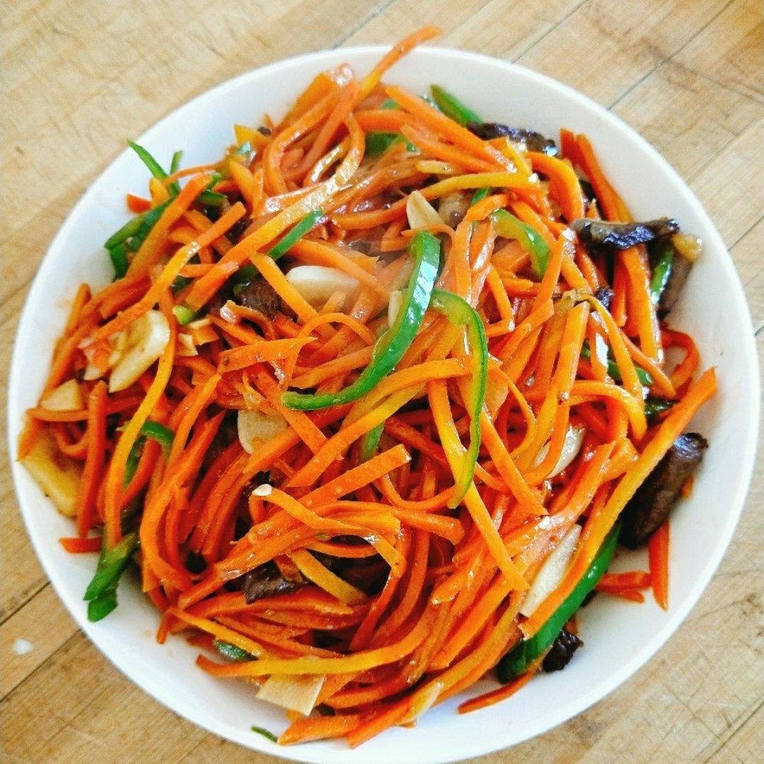 胡萝卜炒肉