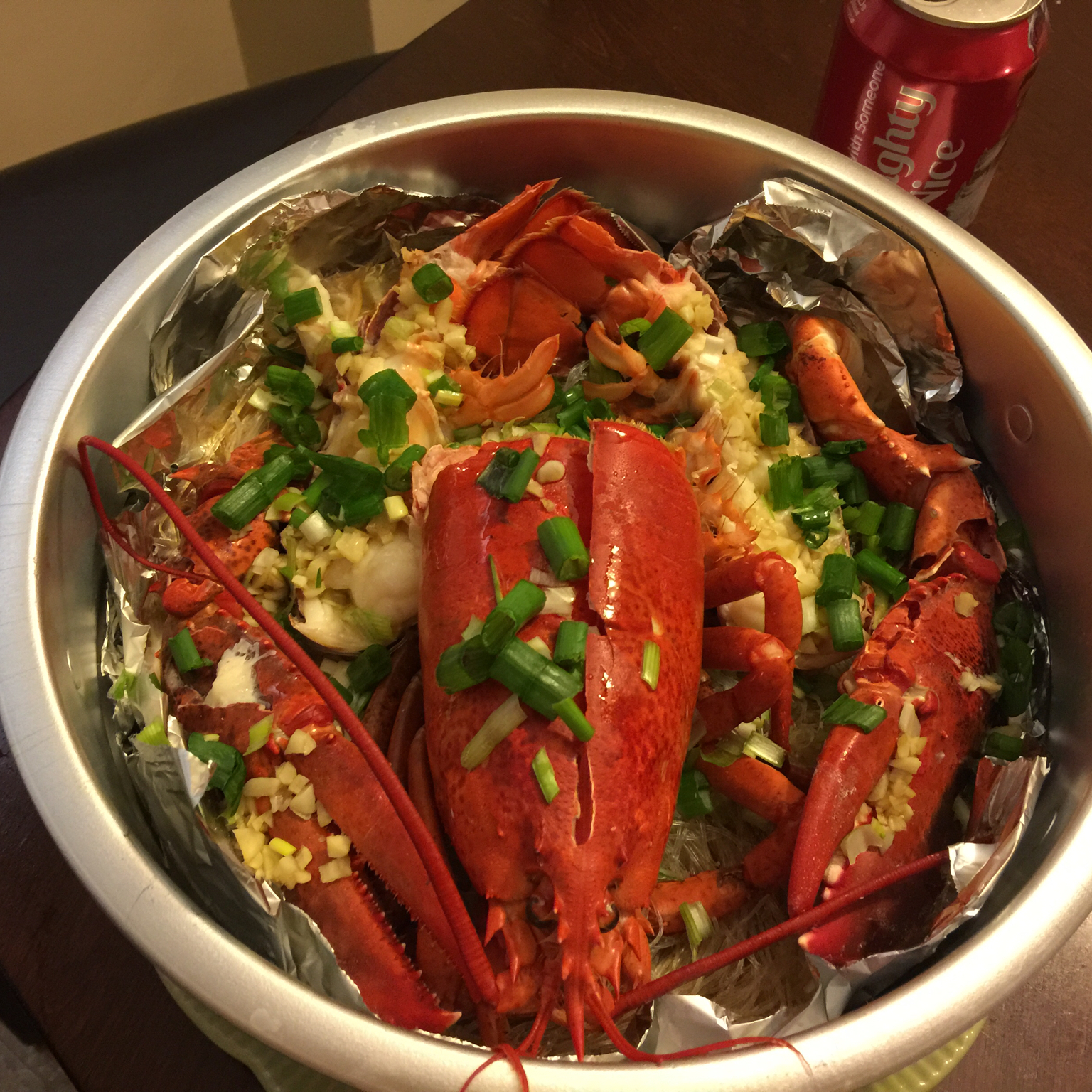 蒜蓉龙虾蒸粉丝