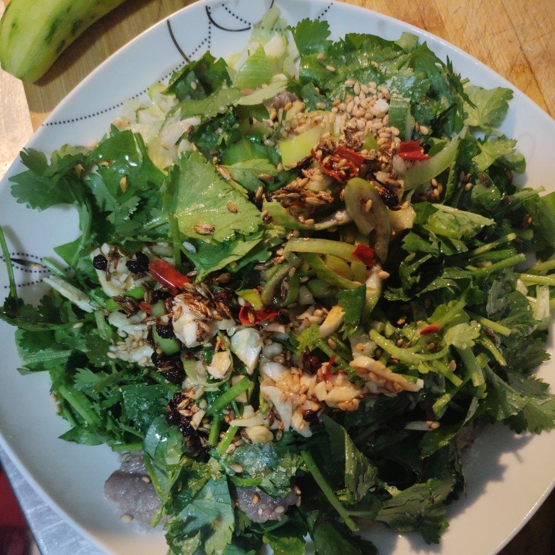 超级快手香菜拌牛肉