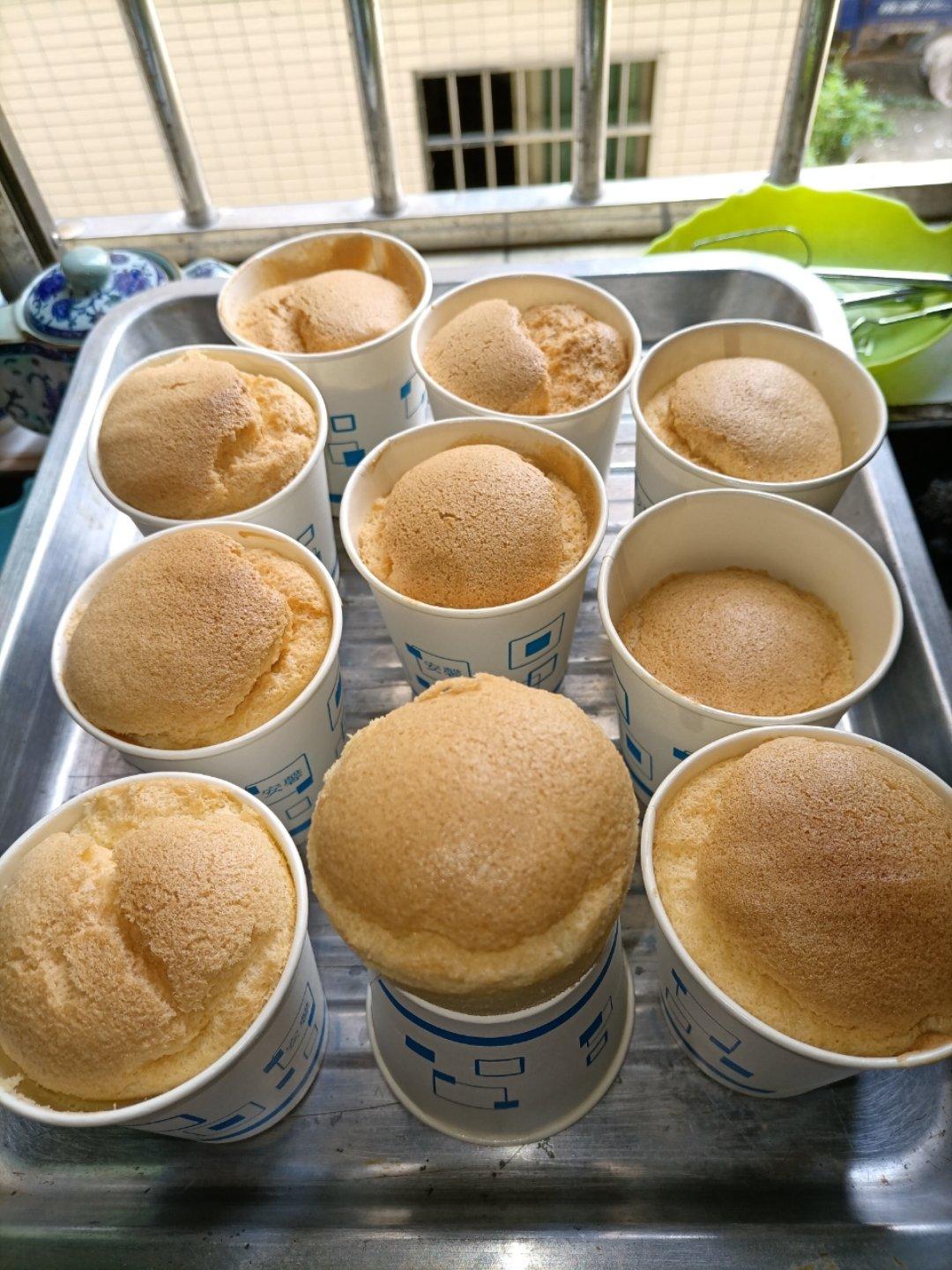 纸杯蛋糕 8寸戚风蛋糕的量