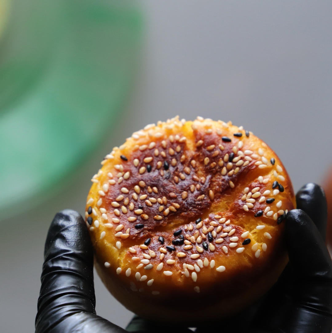 南瓜奶盐小方包