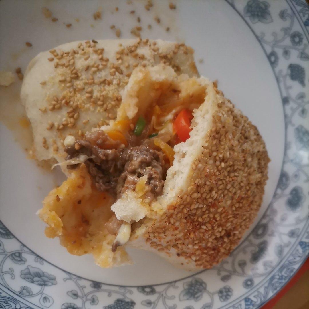 山姆同款 牛肉卷芝士面包