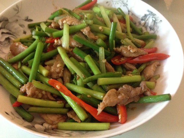 蒜薹炒肉