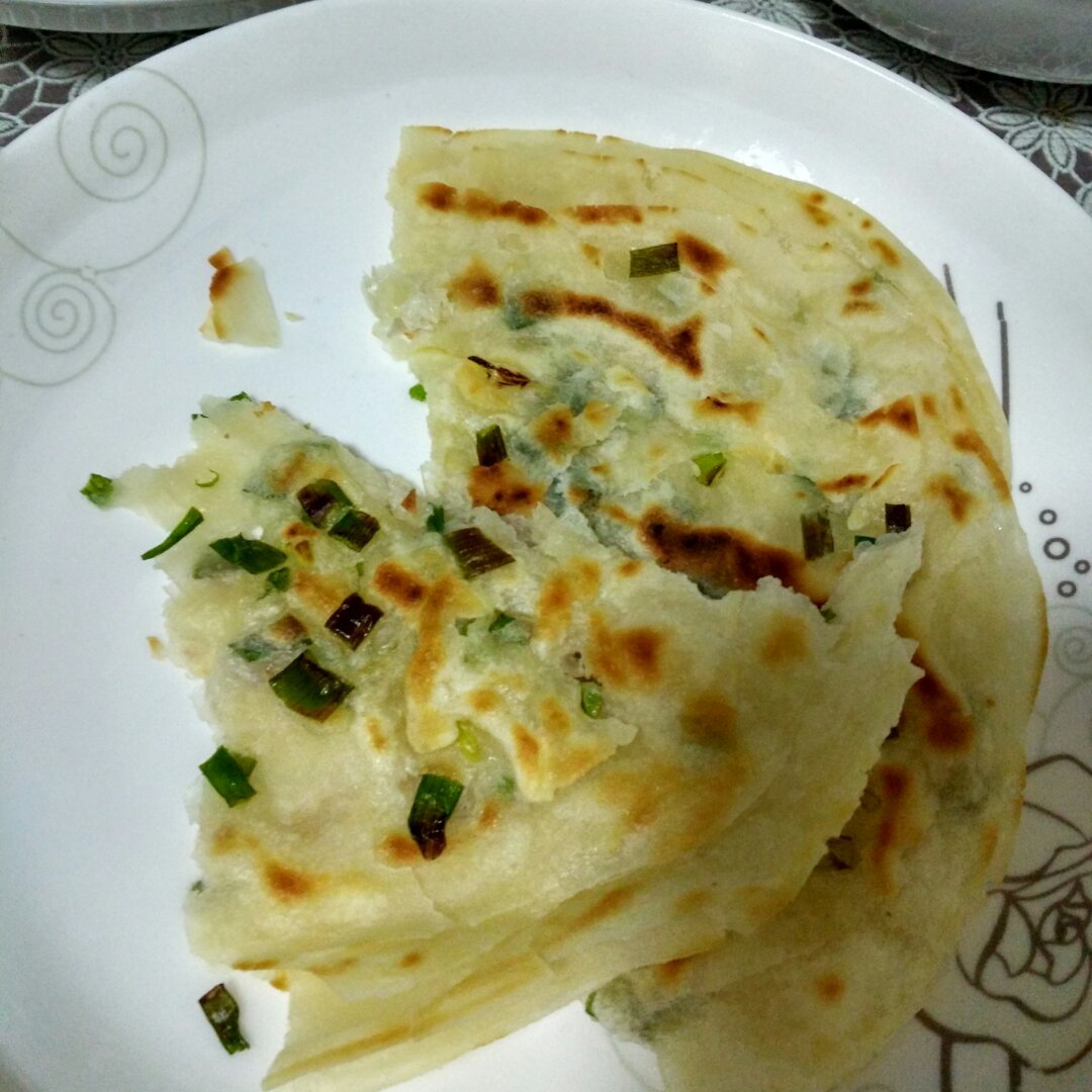 饺子皮葱油饼