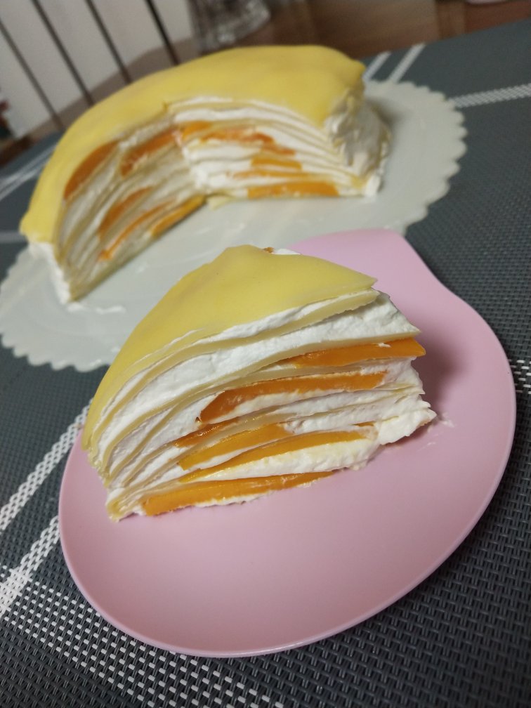 零基础做芒果千层蛋糕（8寸）