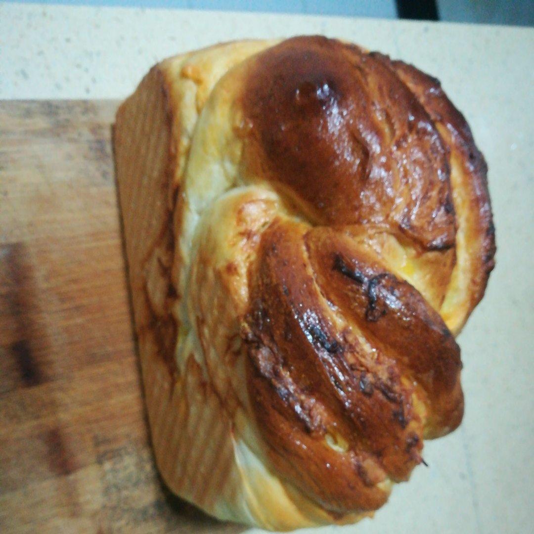 香葱肉松手撕吐司