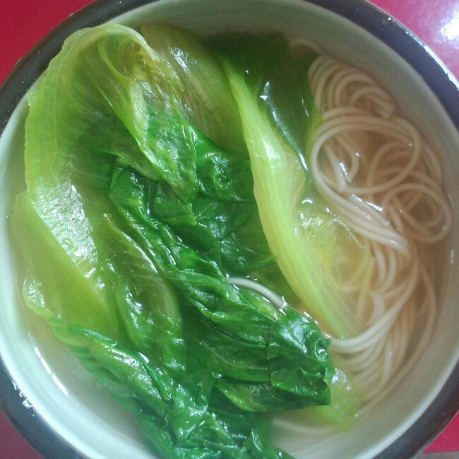 小葱麻油酱油面