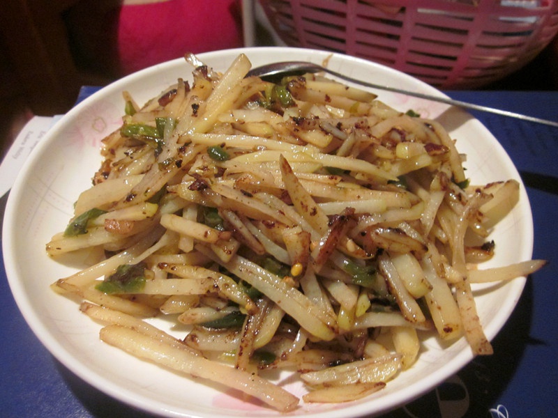 青椒土豆丝