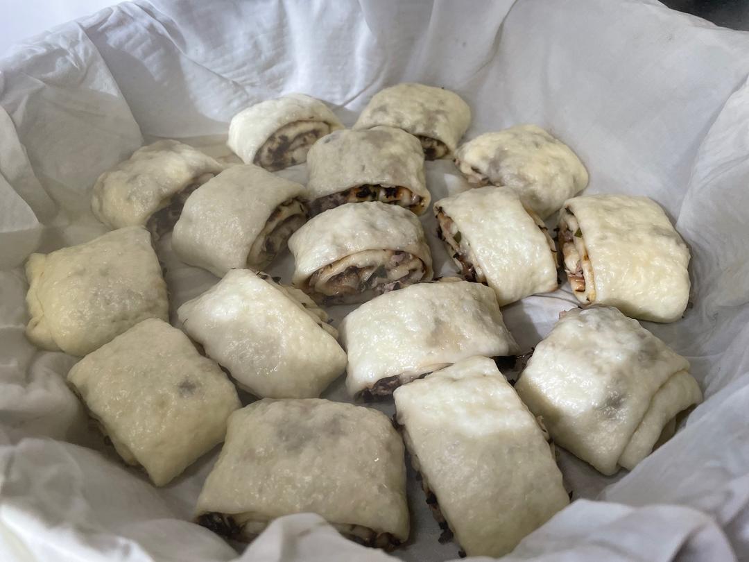 千层馒头（梅干菜肉）