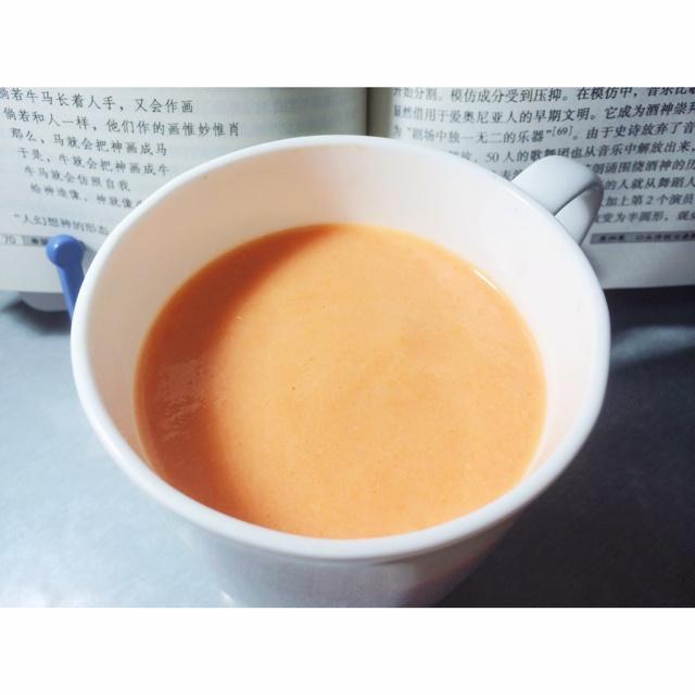 胡萝卜甜橙奶昔的做法