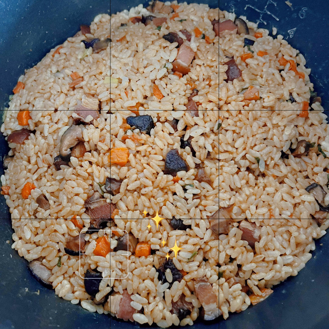 香菇腊肉饭