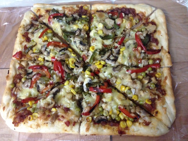 自制pizza  百做无误的饼皮哦
