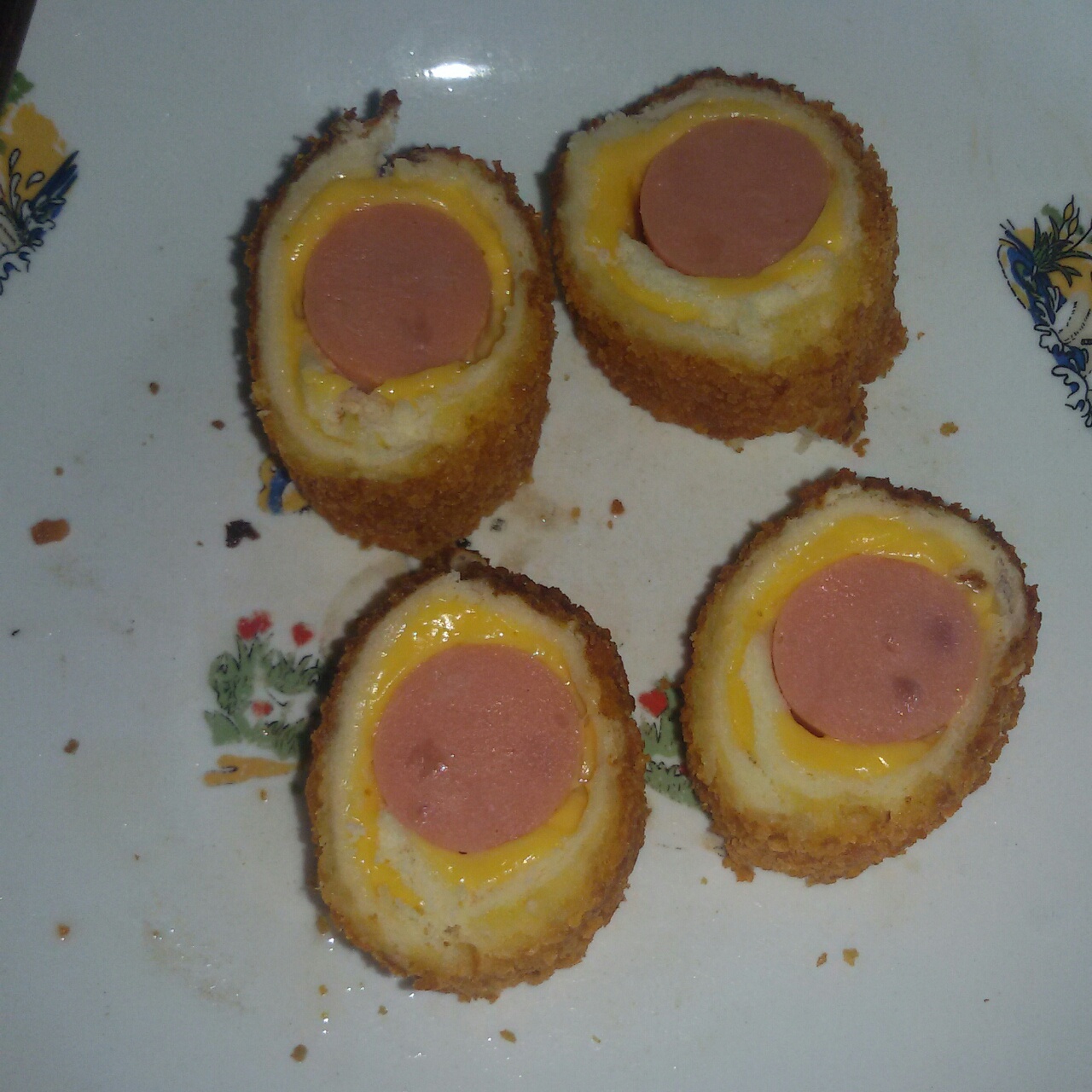 芝士香肠土司卷