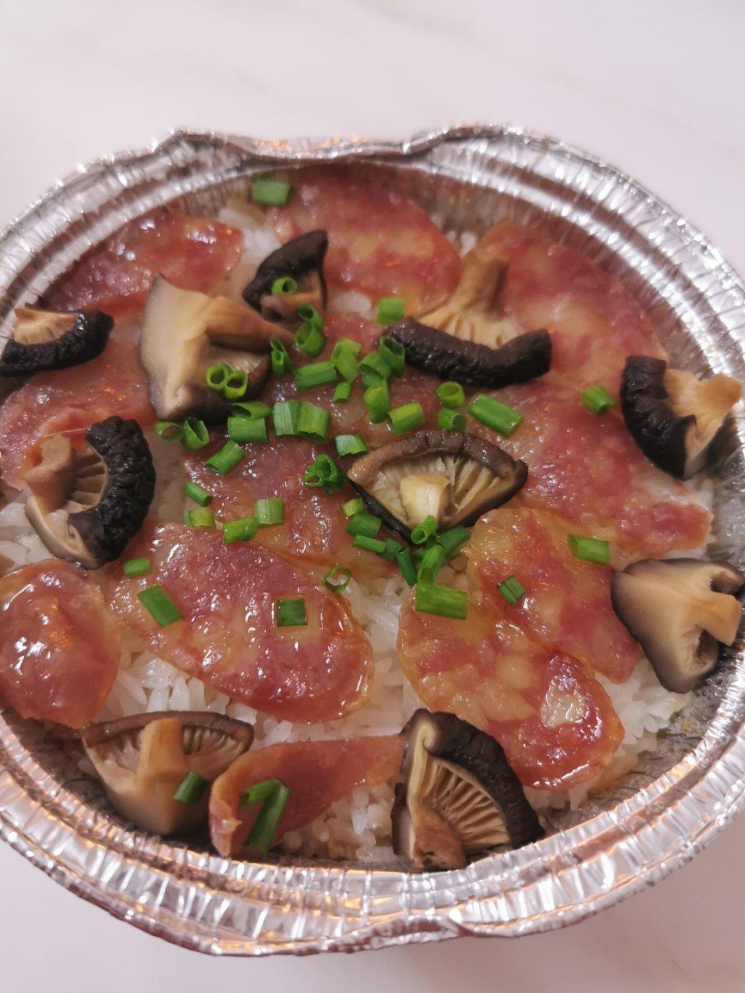 蒸烤箱版腊味煲仔饭--雷哲F02全自动蒸烤箱