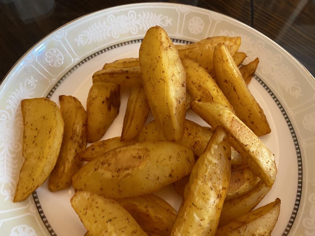 烤土豆、烤薯角