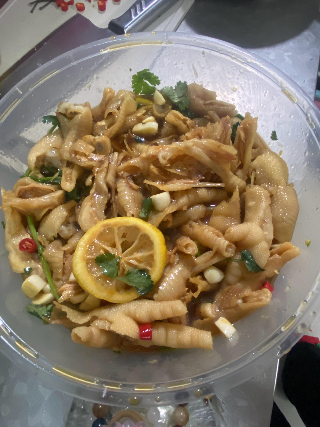 柠檬无骨酸辣凤爪