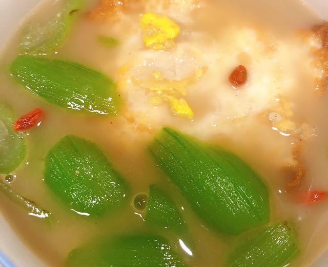 低脂营养的丝瓜蛋汤