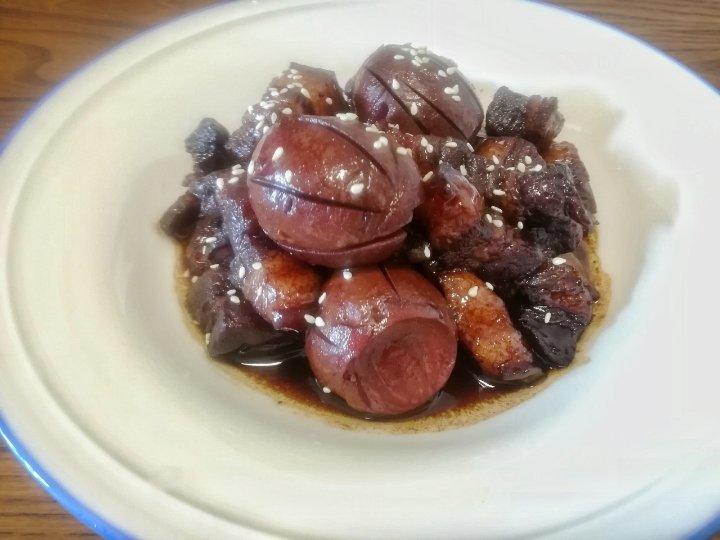 其实也不是很难的红烧肉烧蛋