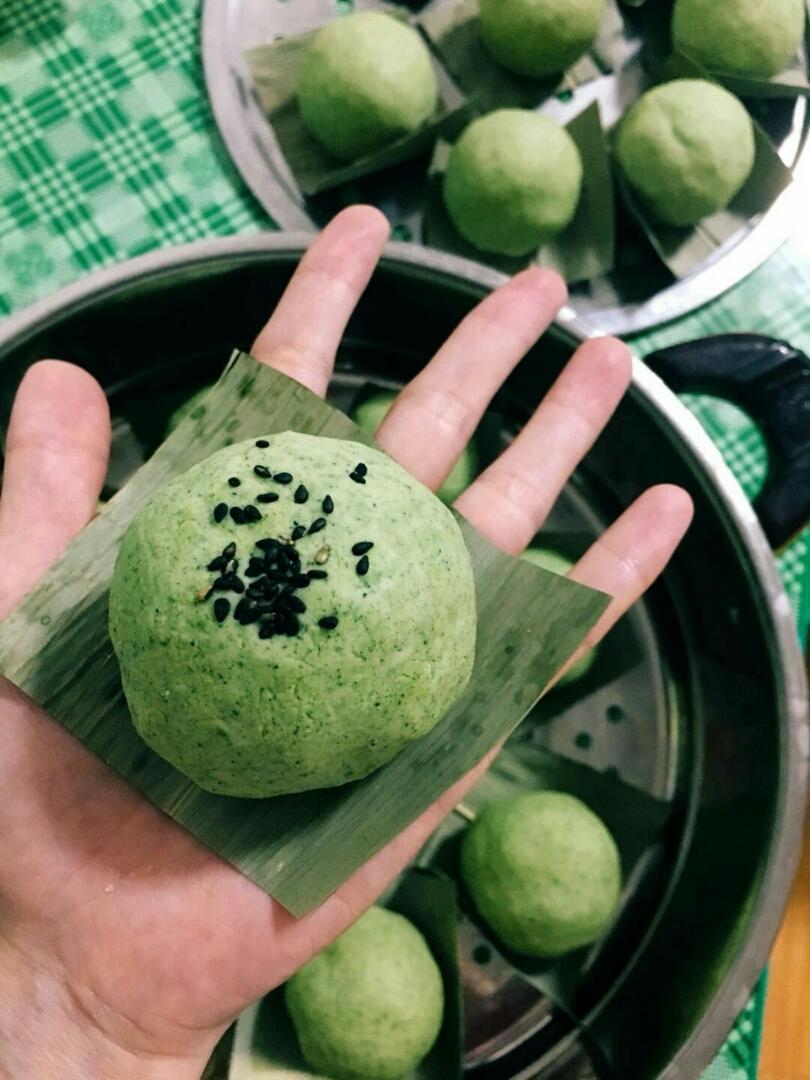 阿信养肥做的清明节丨吃青团