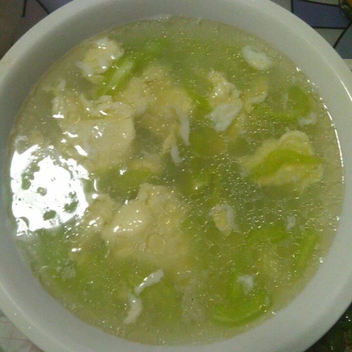 清爽丝瓜蛋汤
