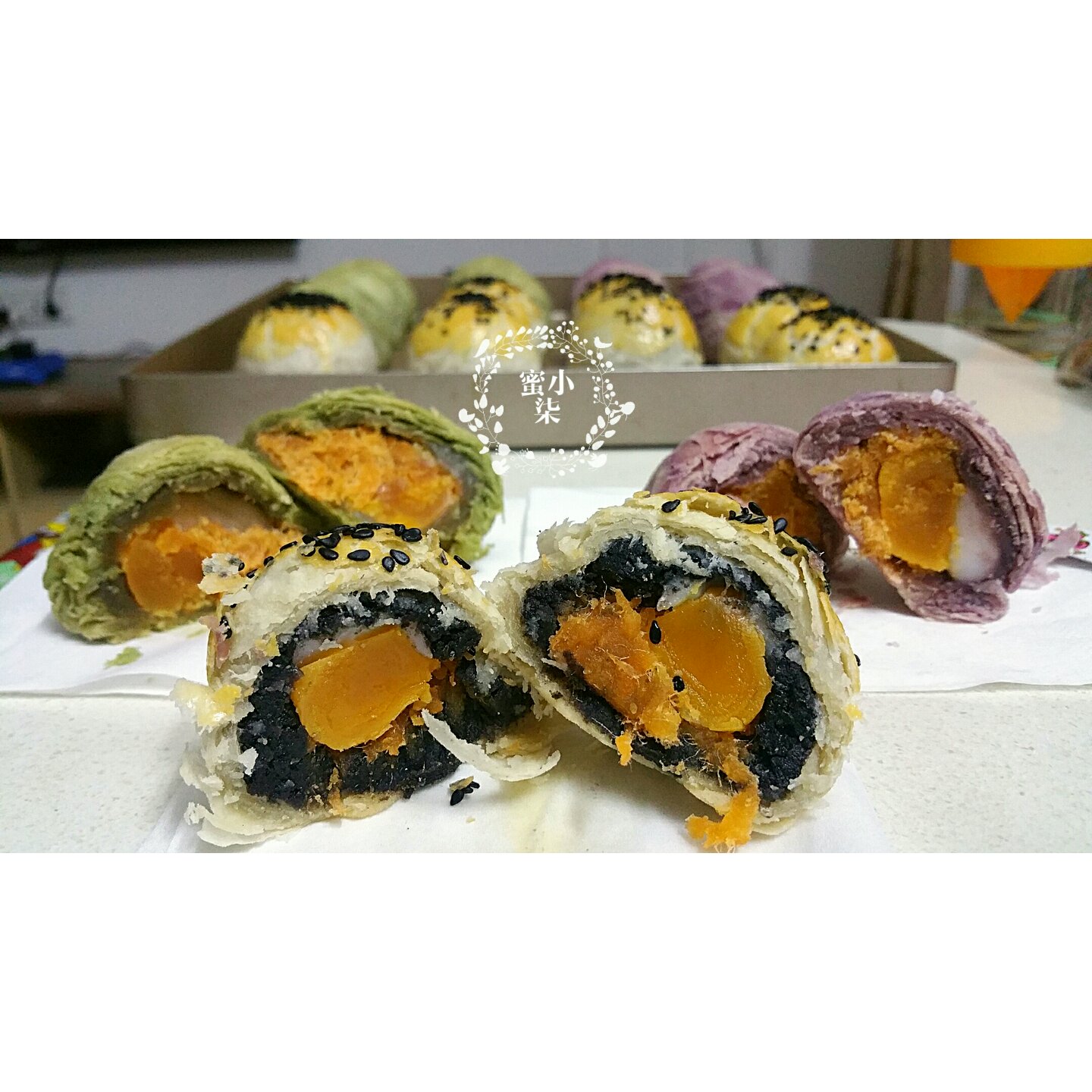 ㊙️网红麻薯肉松蛋黄酥🔥，好吃到爆‼️