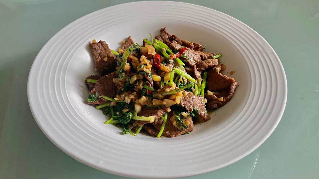 小炒黄牛肉