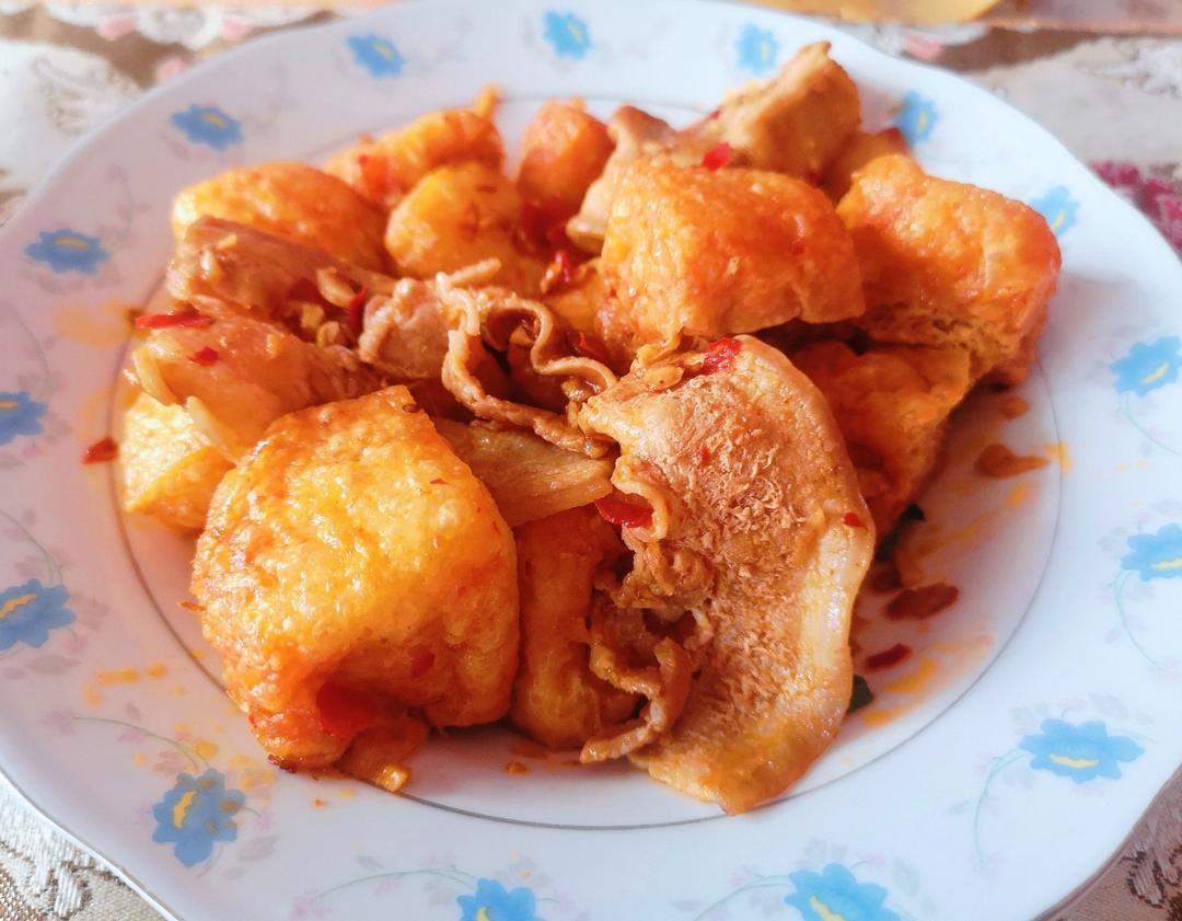 油豆腐回锅肉