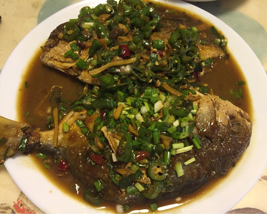 家常红烧鲳鱼