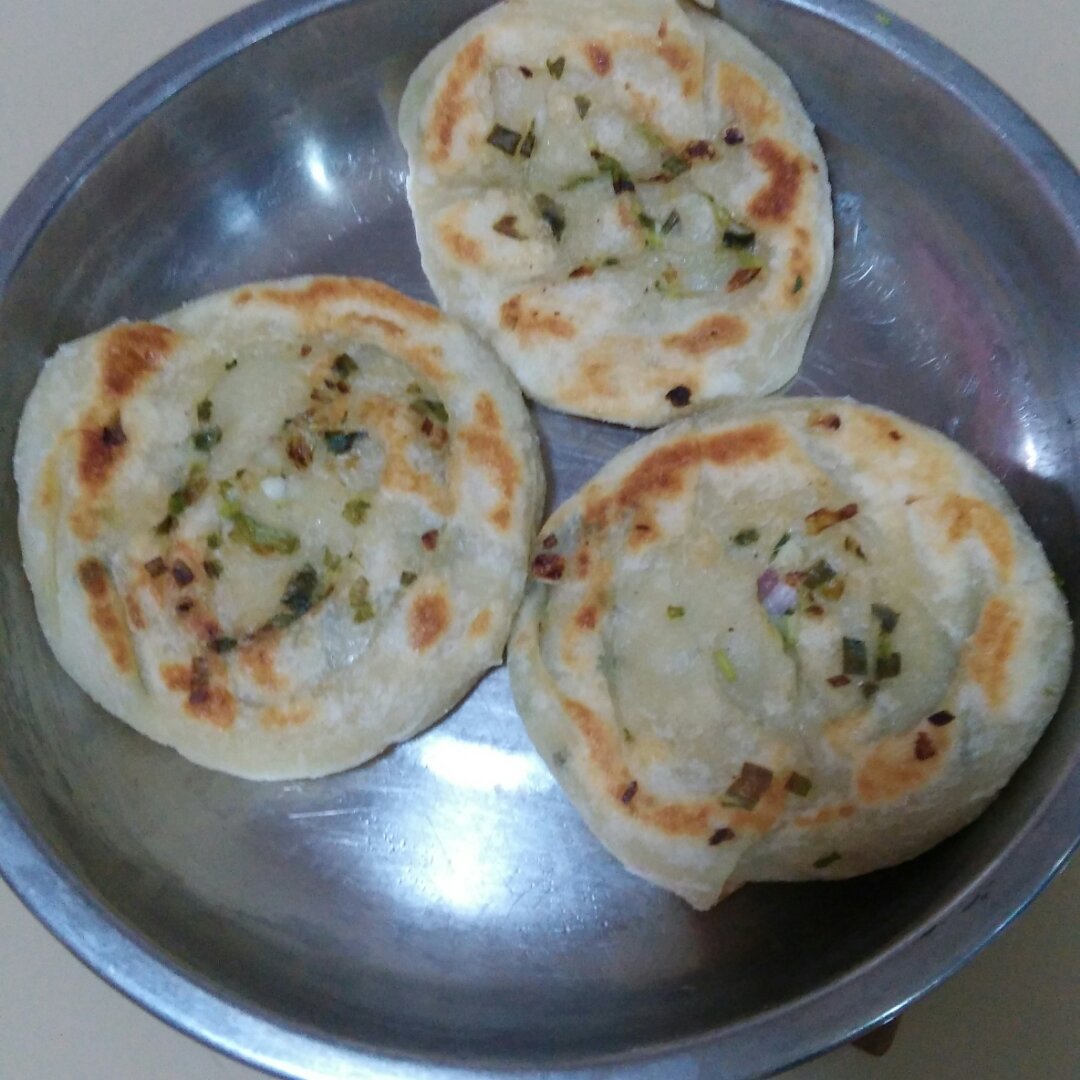 懒人版葱油饼