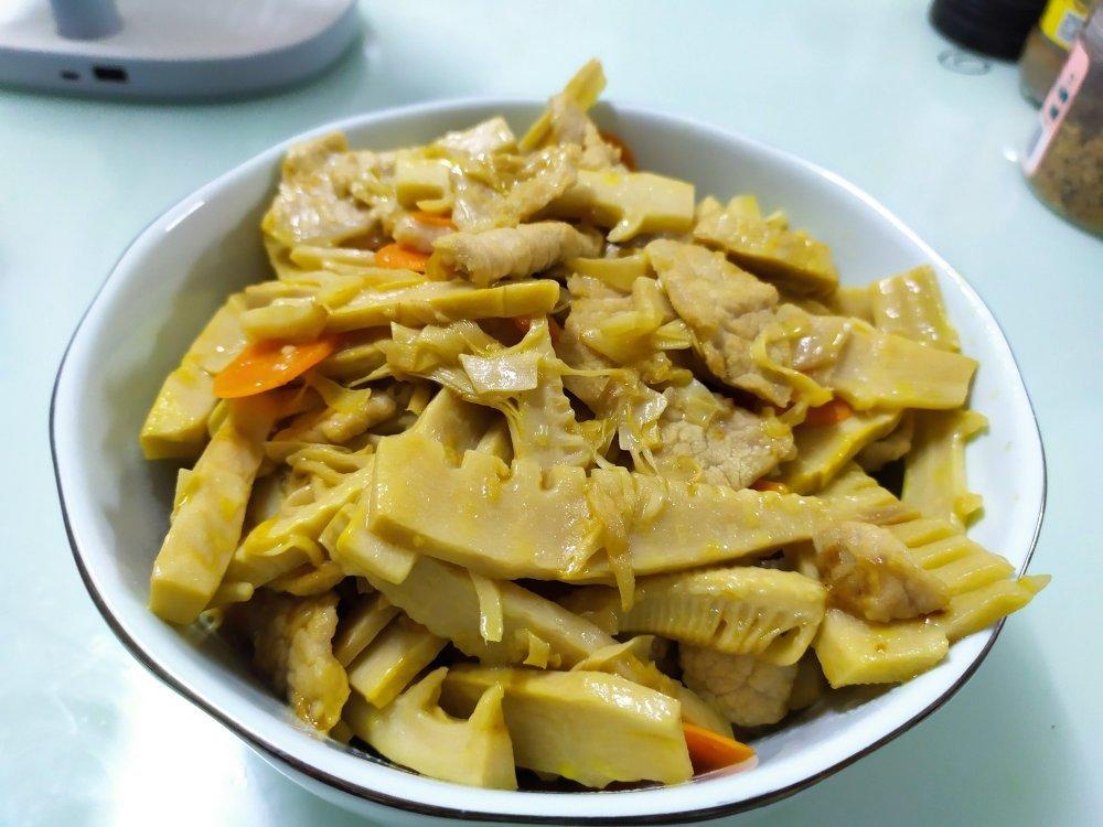 春天的味道——笋片炒肉