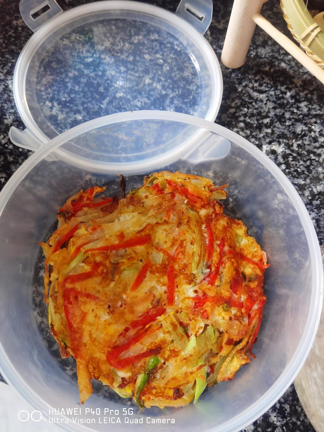 小吃糕点-蔬菜鸡蛋饼
