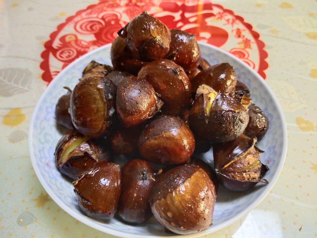 （超好剥壳！）空气炸锅蜂蜜板栗——美味停不下来