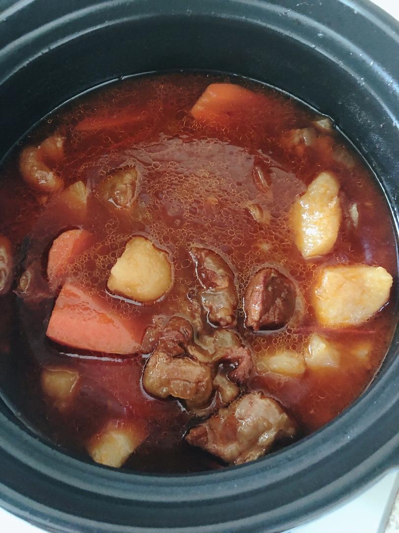 番茄土豆炖牛腩
