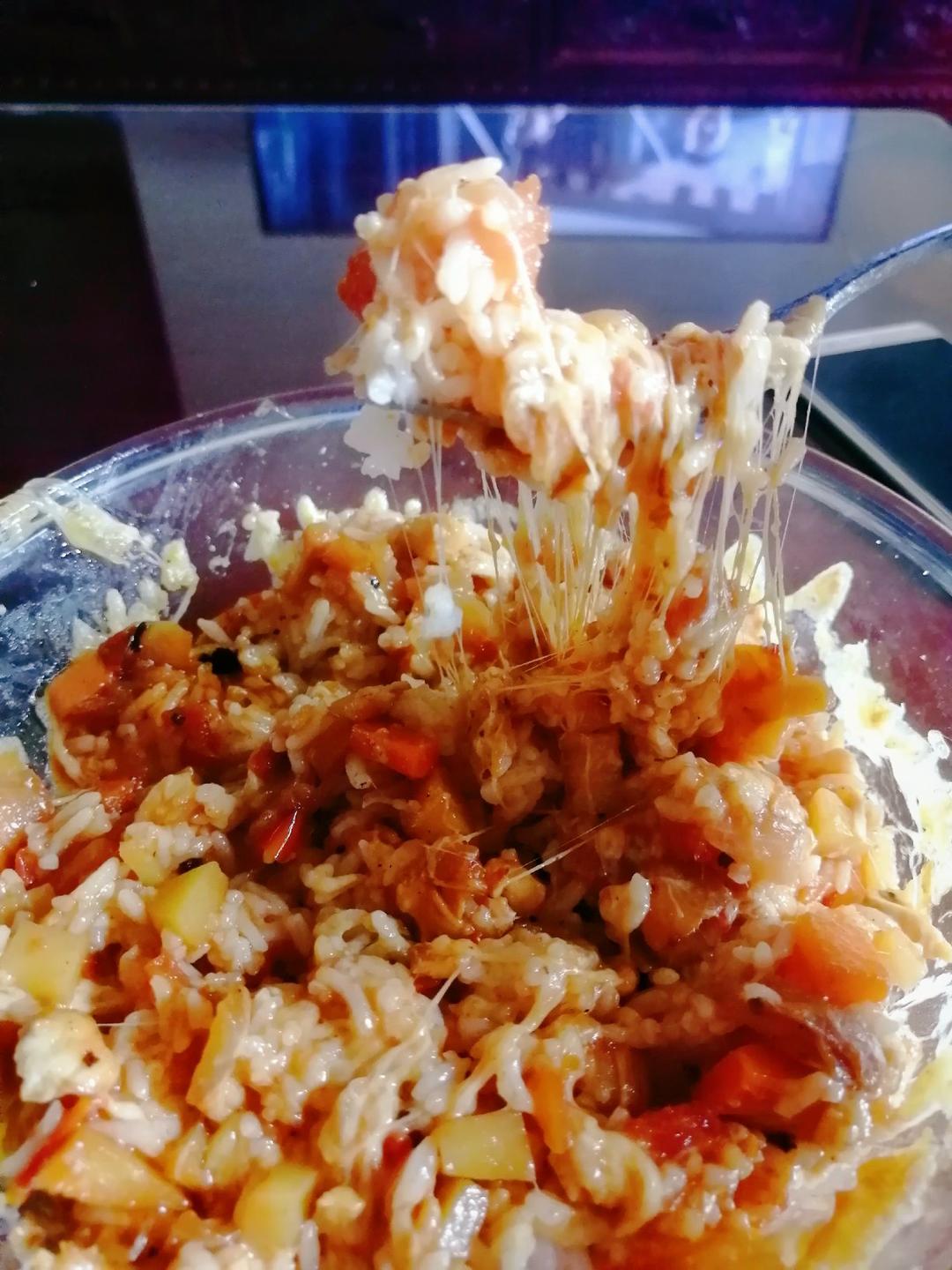 番茄鸡肉浓情焗饭【两人份】