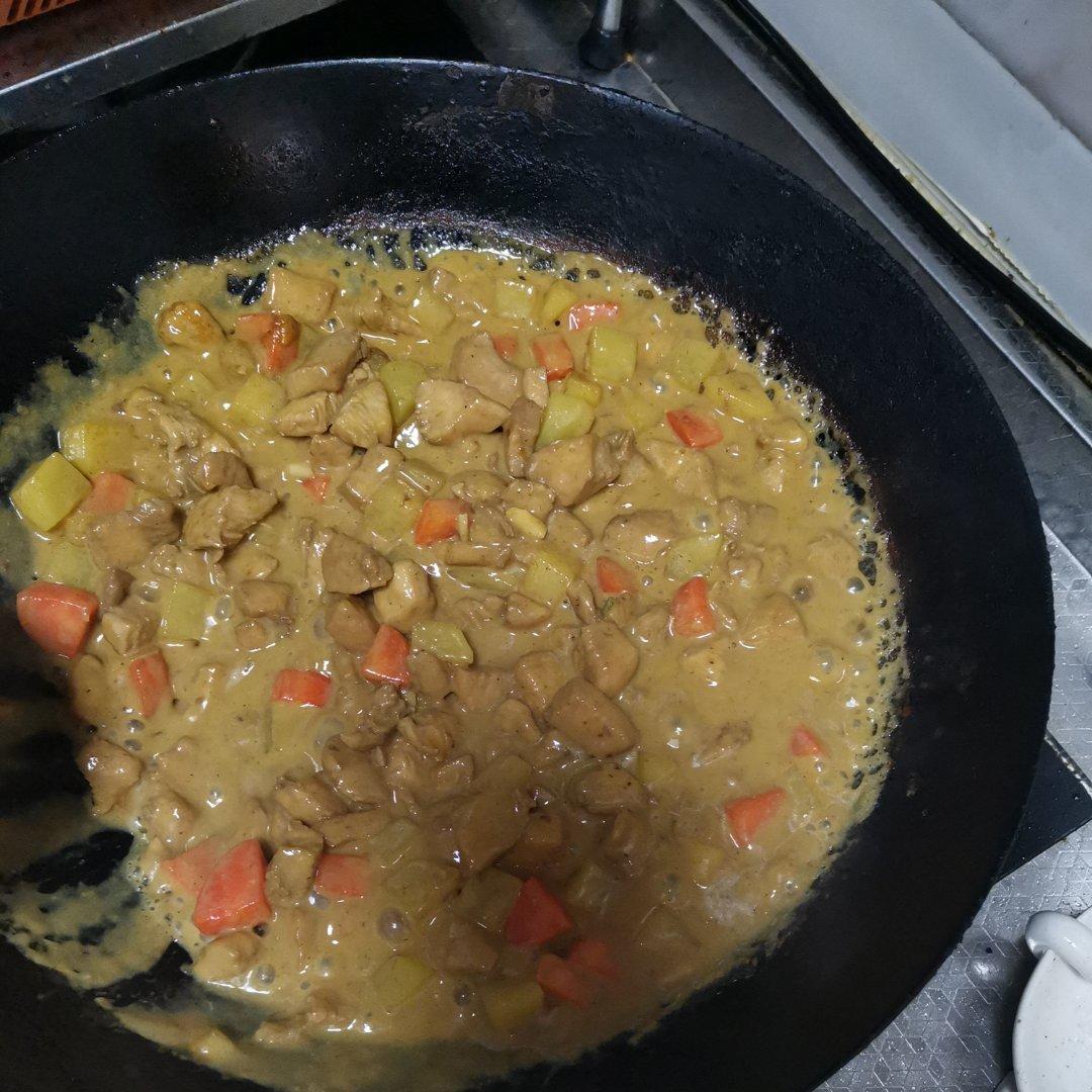 咖喱鸡（鸡胸肉版）