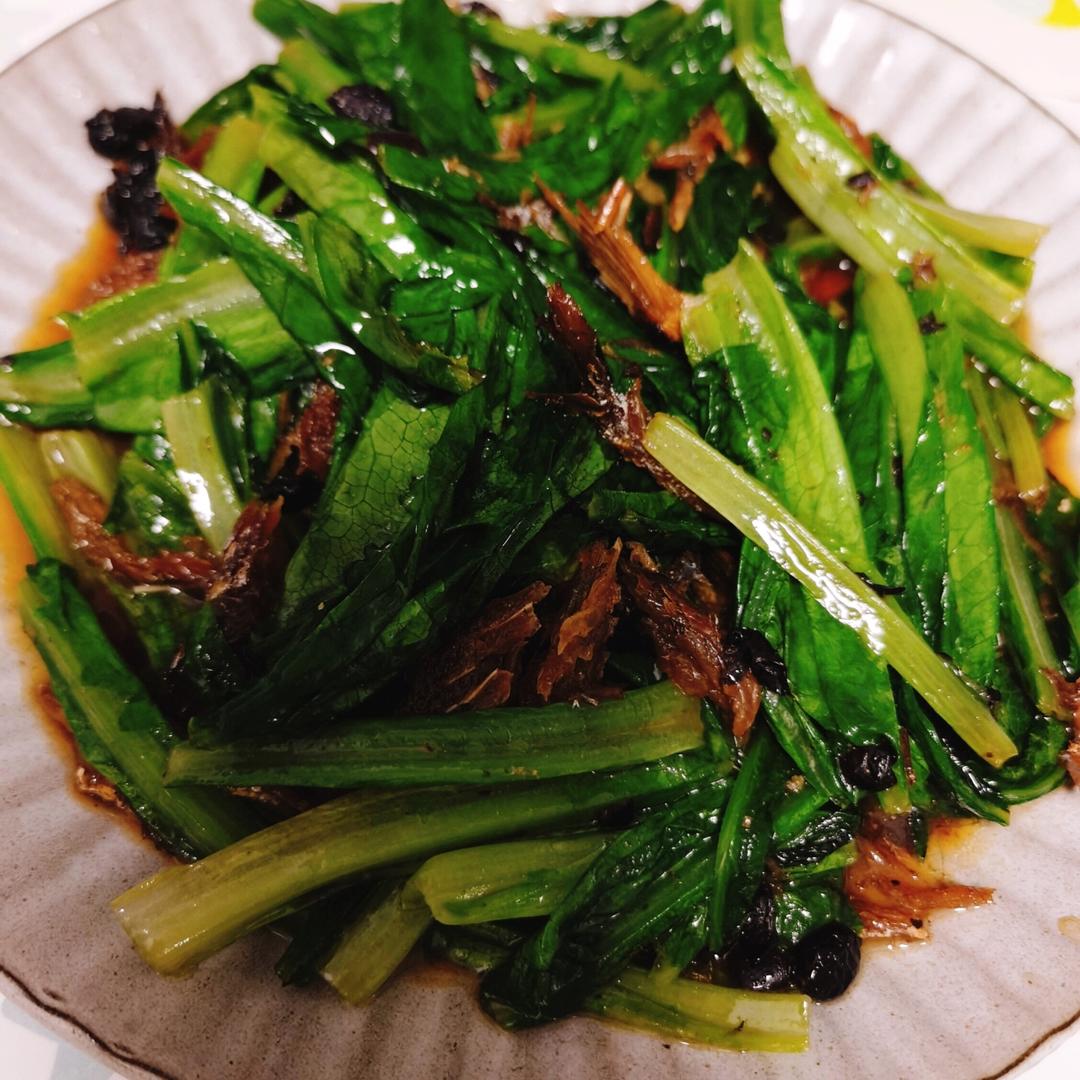 豆豉鲮鱼油麦菜