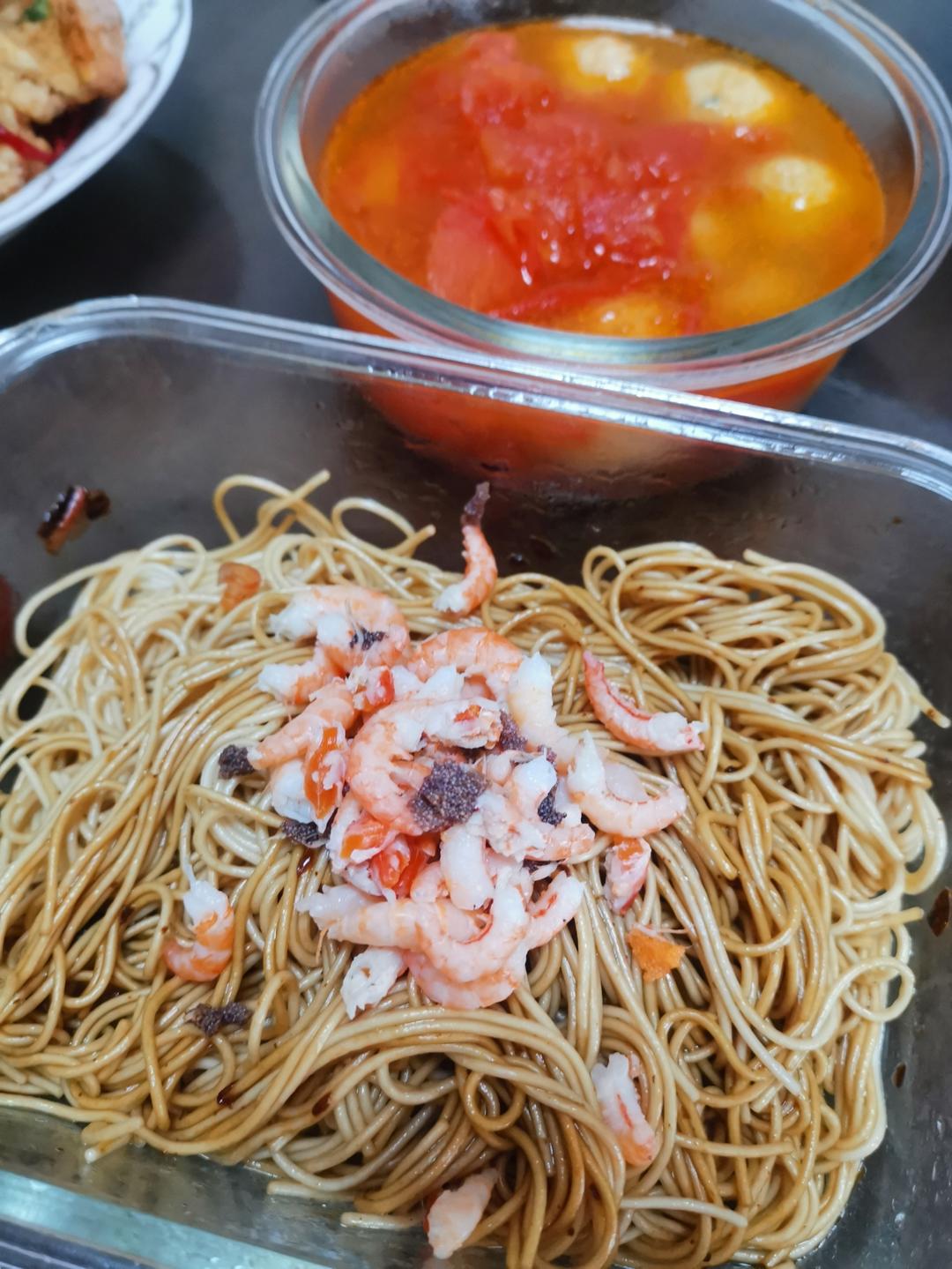 三虾面&虾籽酱油